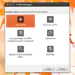 Y PPA Hantera en GUI för hantering av Ubuntu PPAs [Linux] / Linux